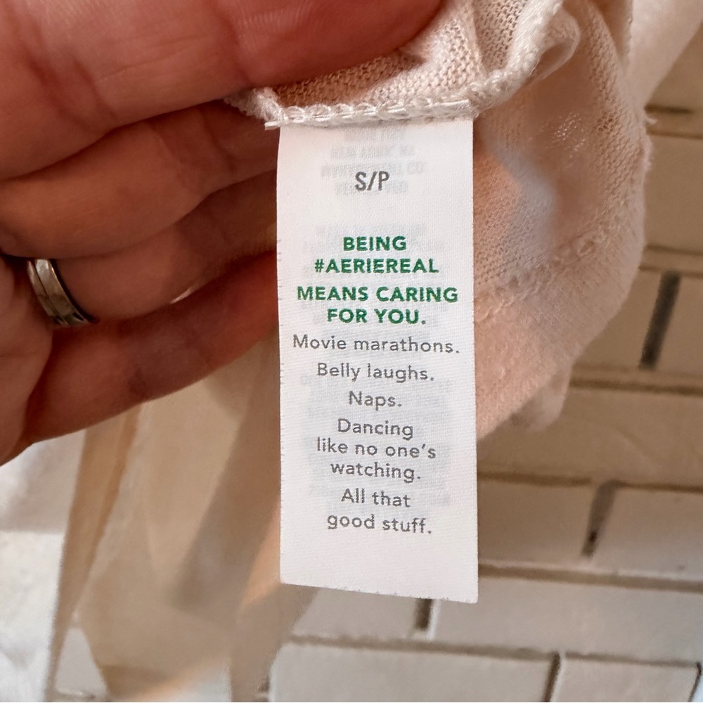 Aerie Sunshine Slub Knit Tee - Picture 4 of 6
